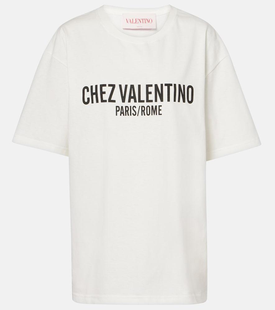 valentino cotton jersey t-shirt