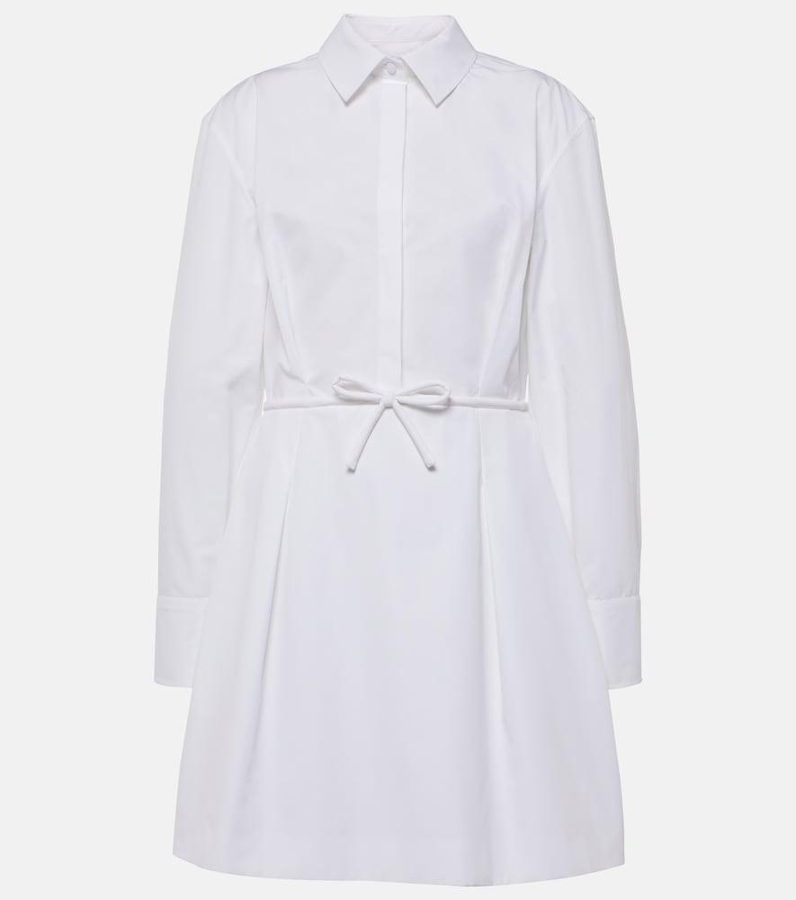 valentino cotton poplin shirt dress