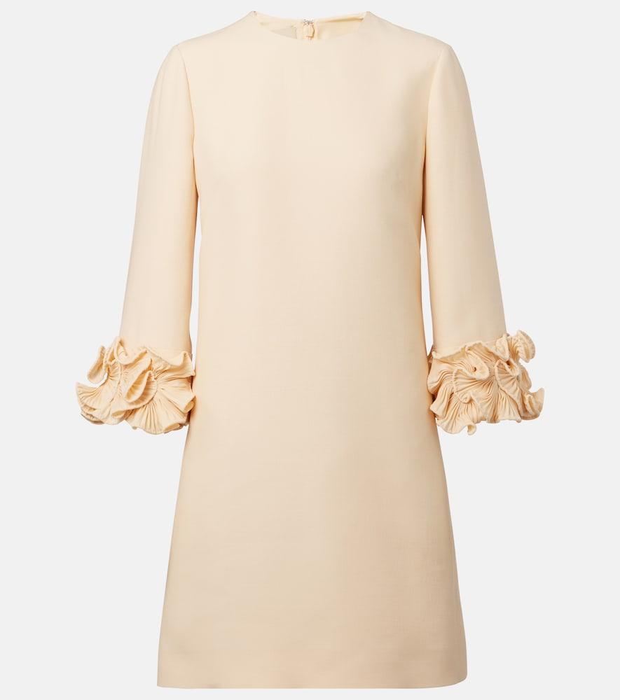 valentino crêpe couture minidress