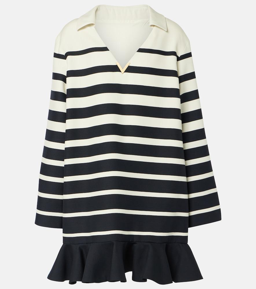 valentino crepe couture dress
