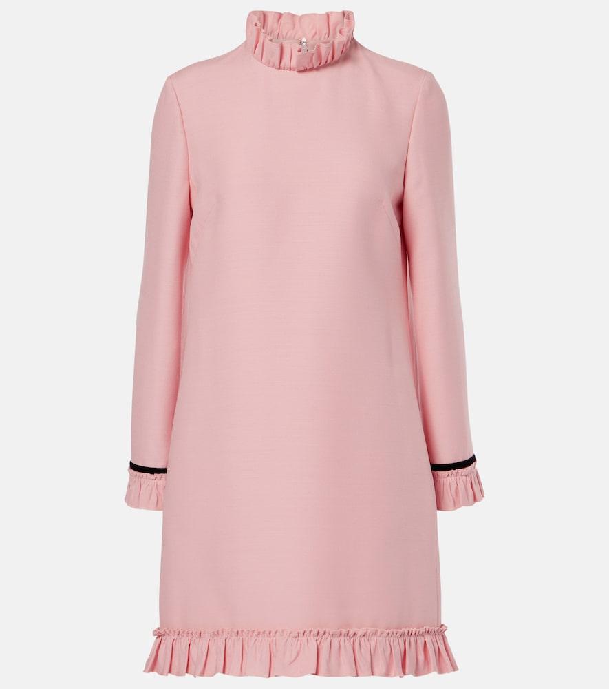 valentino crepe couture minidress