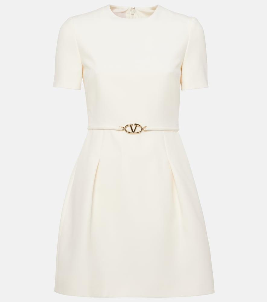 valentino crepe couture minidress