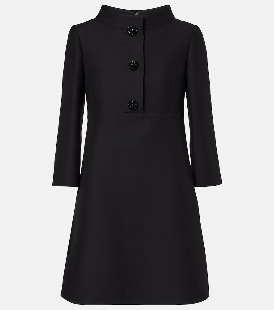 valentino crepe couture minidress