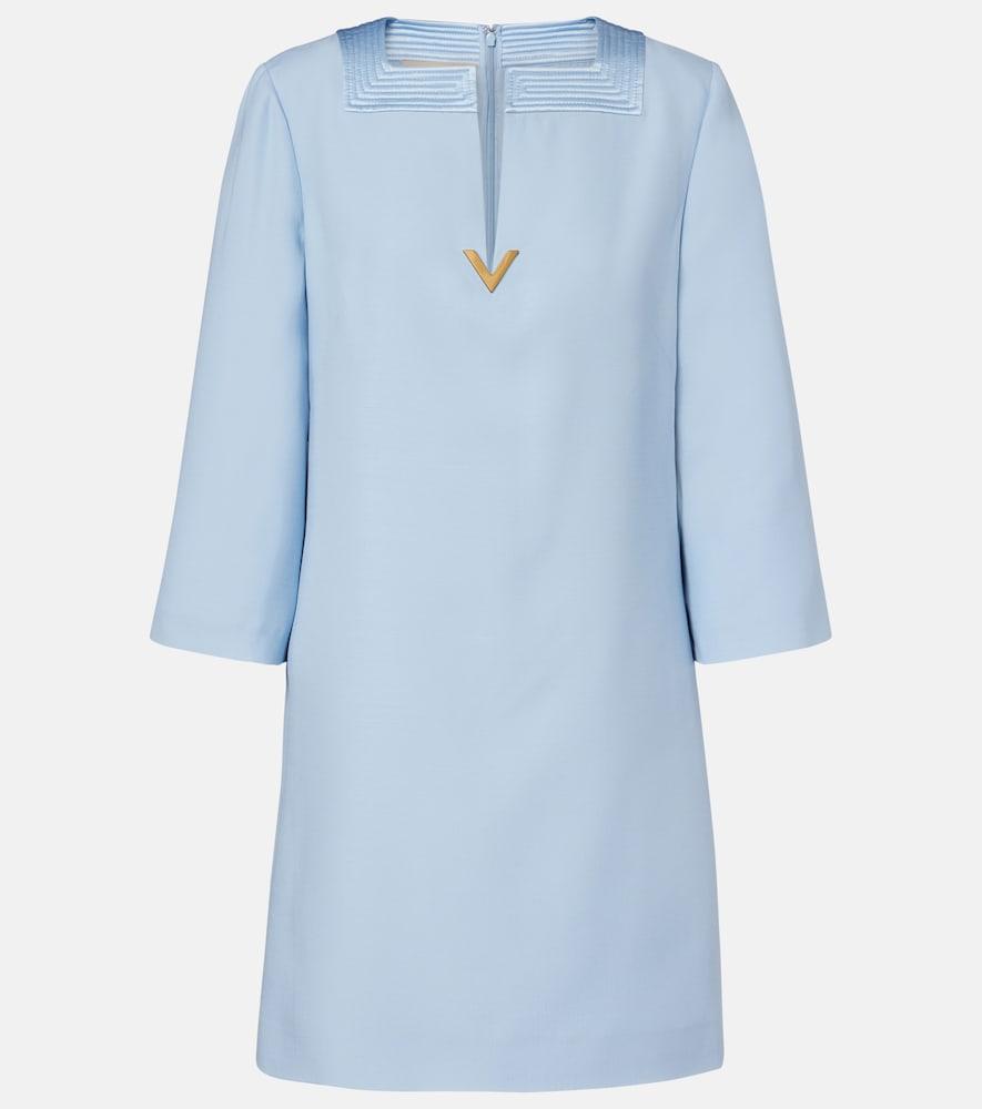 valentino crepe couture minidress