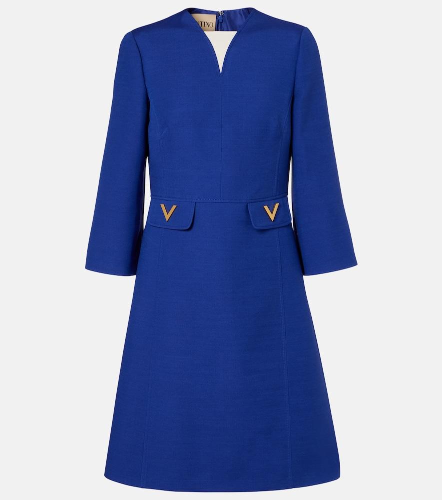 valentino crepe couture minidress