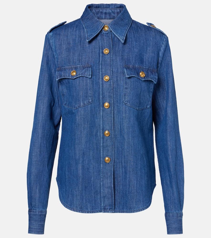 valentino denim top