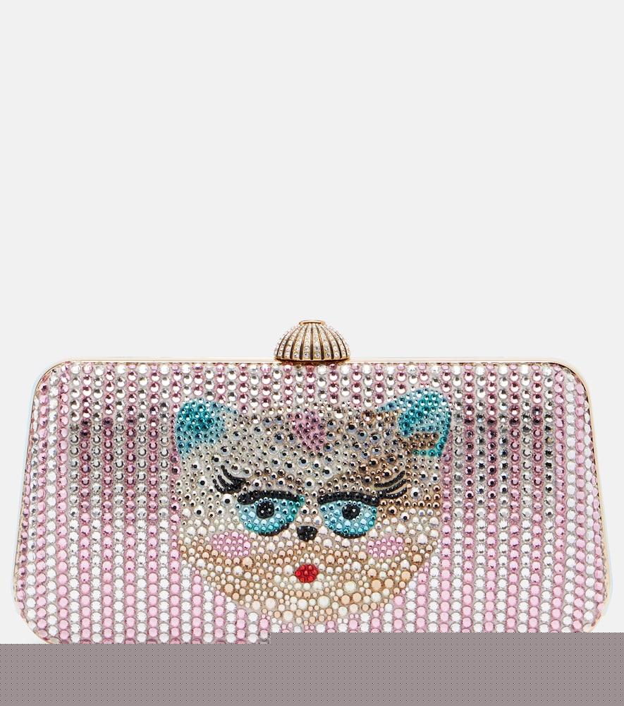 valentino garavani carry secrets embellished clutch
