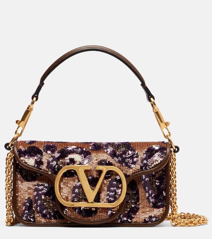 valentino garavani locò small leather top-handle bag