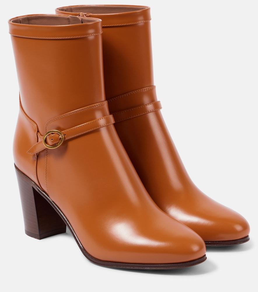 valentino garavani pattie 75 leather ankle boots
