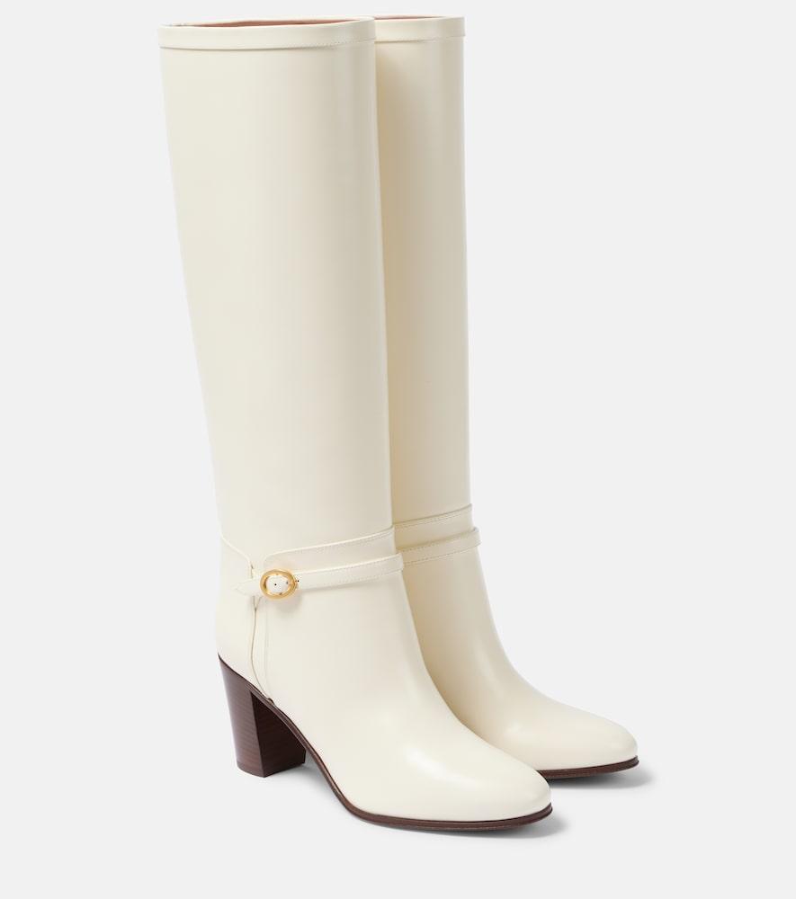 valentino garavani pattie 75 leather knee-high boots