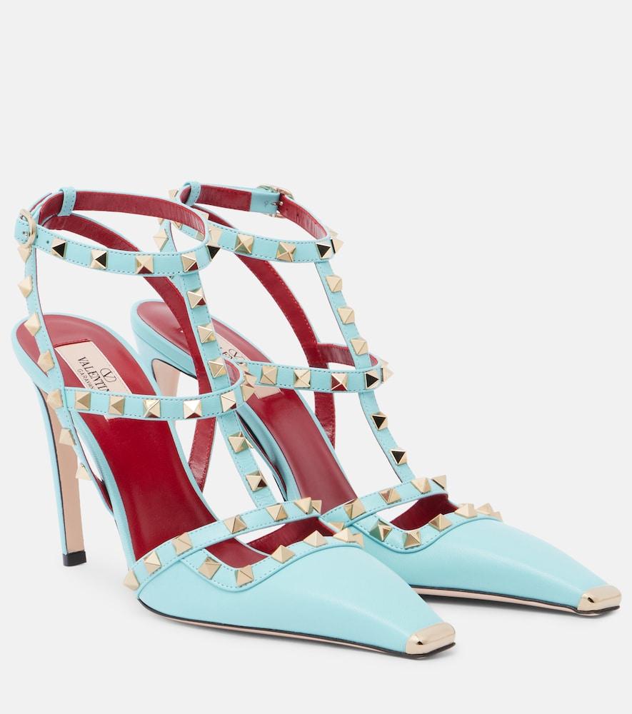 valentino garavani rockstud leather pumps