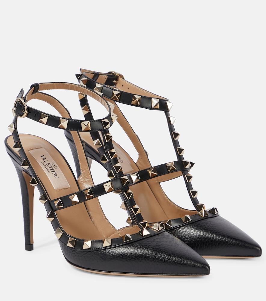 valentino garavani rockstud leather pumps