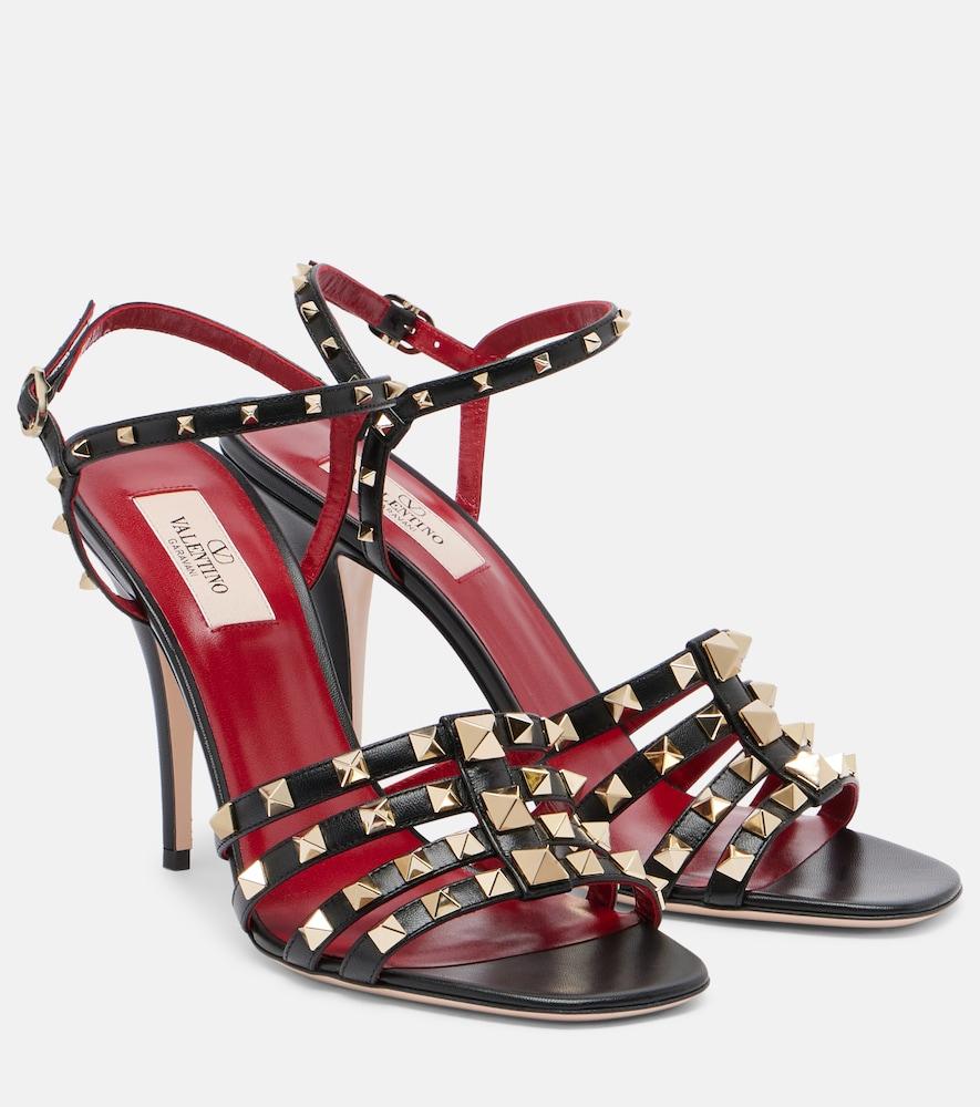 valentino garavani rockstud leather sandals