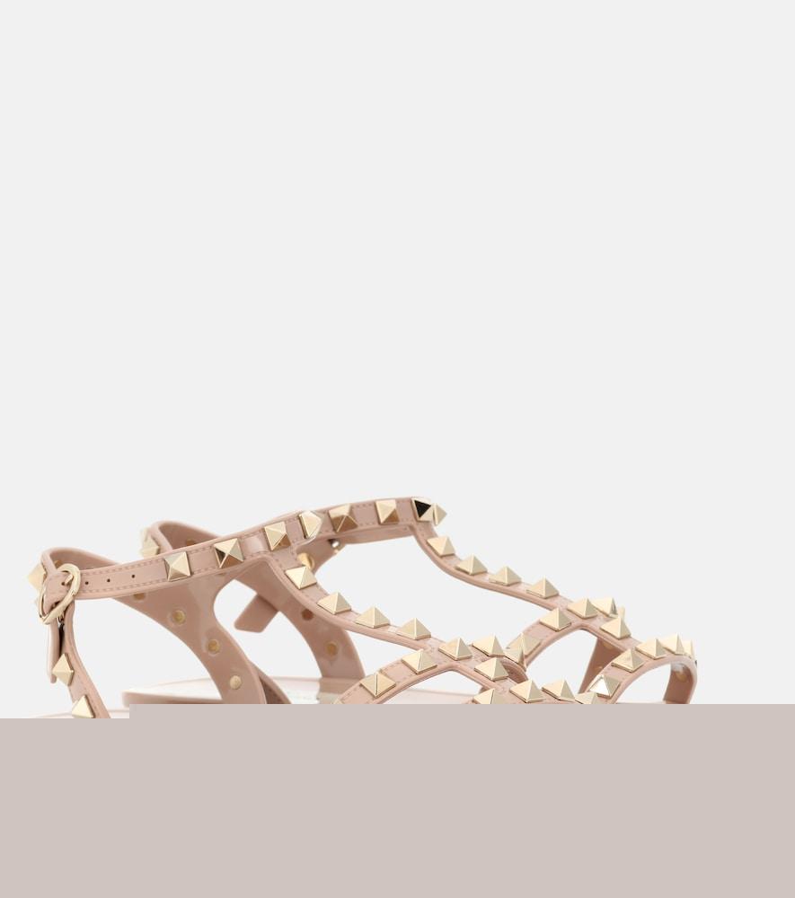 valentino garavani rockstud pvc sandals
