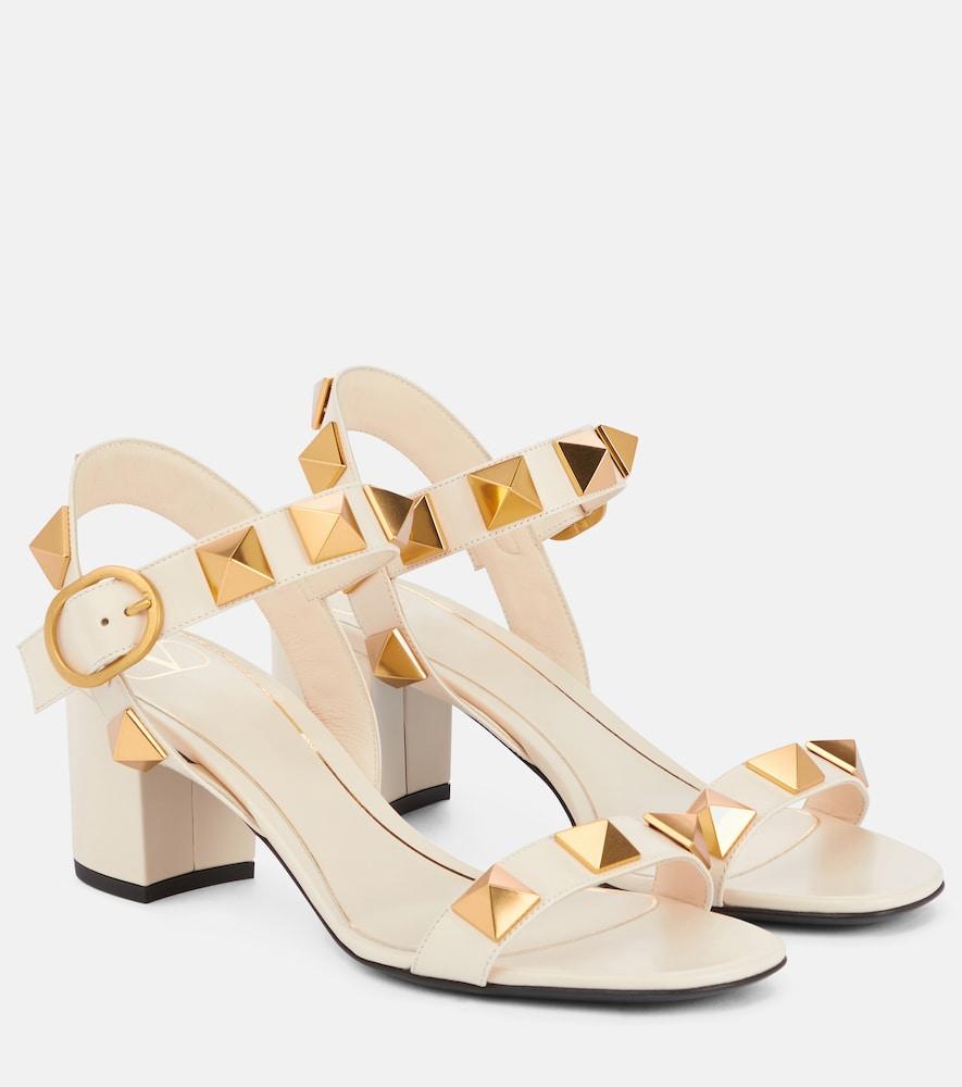 valentino garavani roman stud leather sandals
