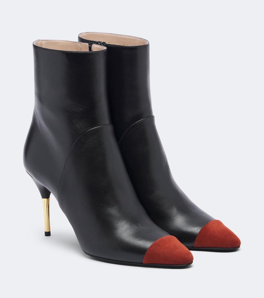 valentino garavani sinead vlogo leather ankle boots
