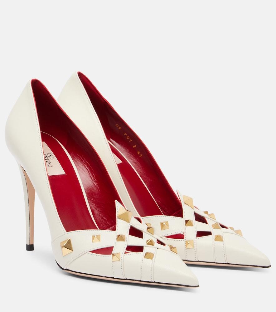 valentino garavani studdy leather pumps