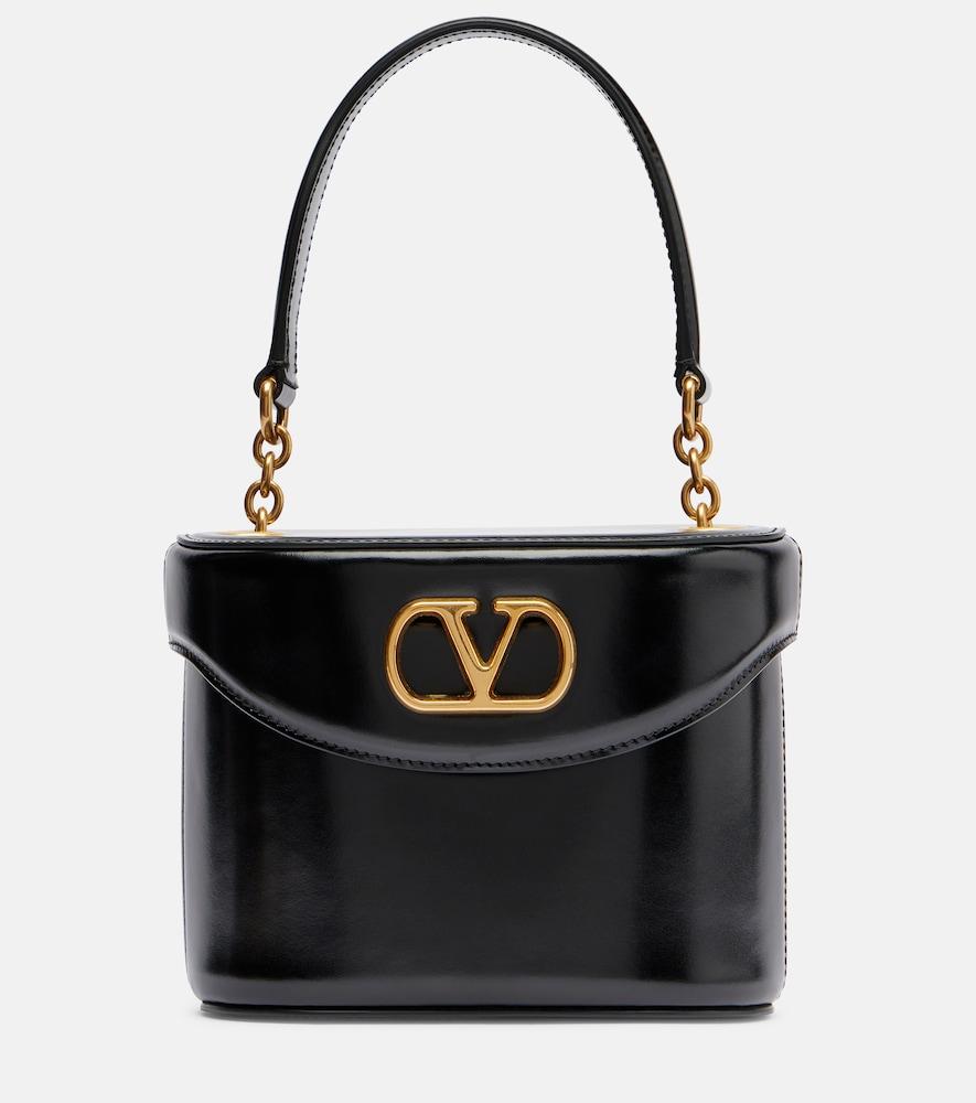 valentino garavani vain vlogo leather vanity bag