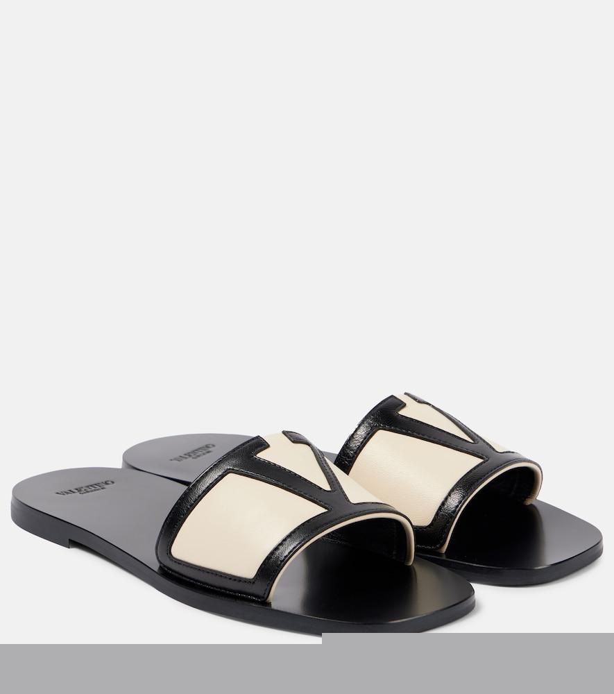 valentino garavani viva superstar leather slides