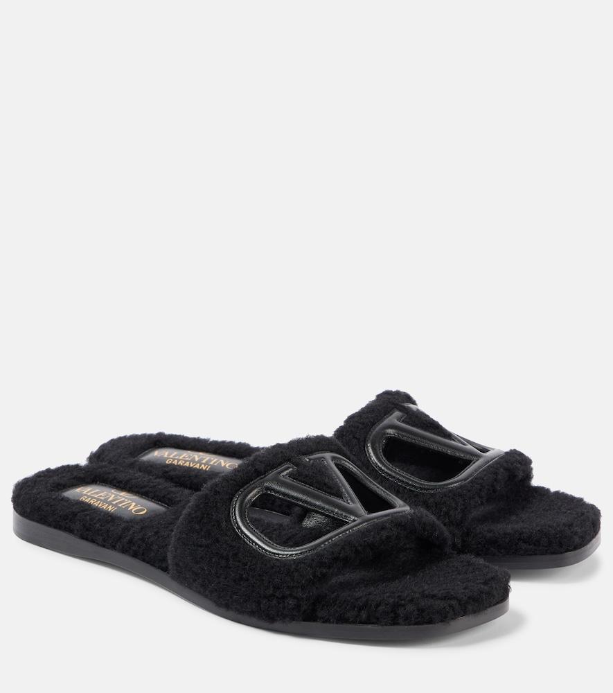 valentino garavani vlogo cutout slides
