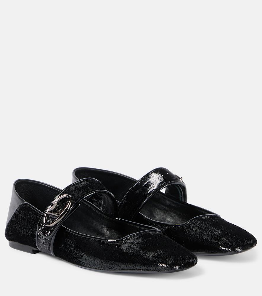 valentino garavani vlogo locker mary jane flats