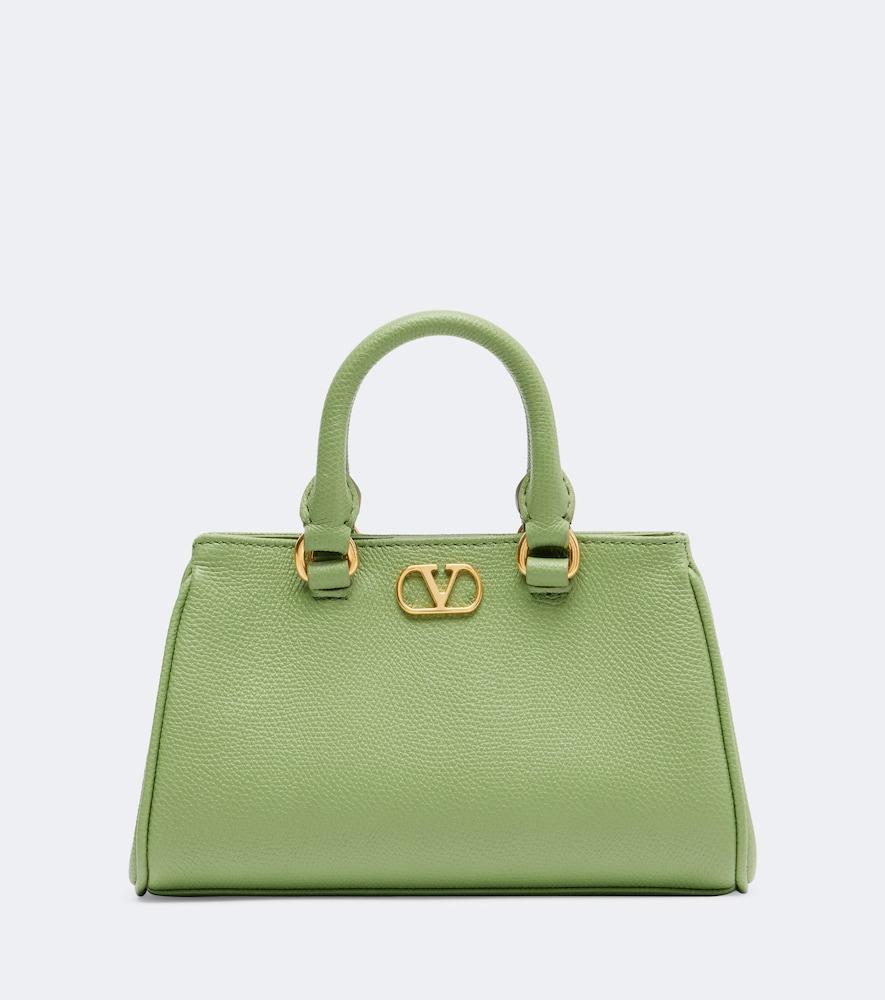 valentino garavani vlogo mini leather top-handle bag
