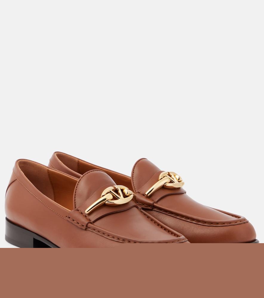 valentino garavani vlogo the bold edition leather loafers