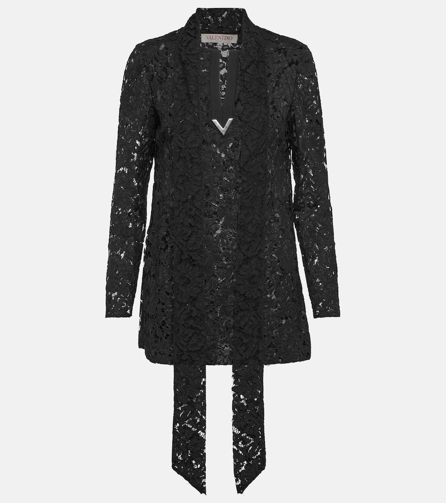 valentino guipure lace top
