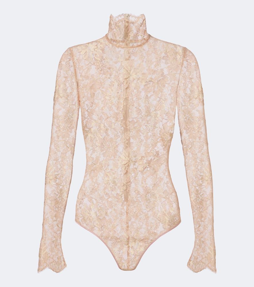 valentino sheer lace bodysuit