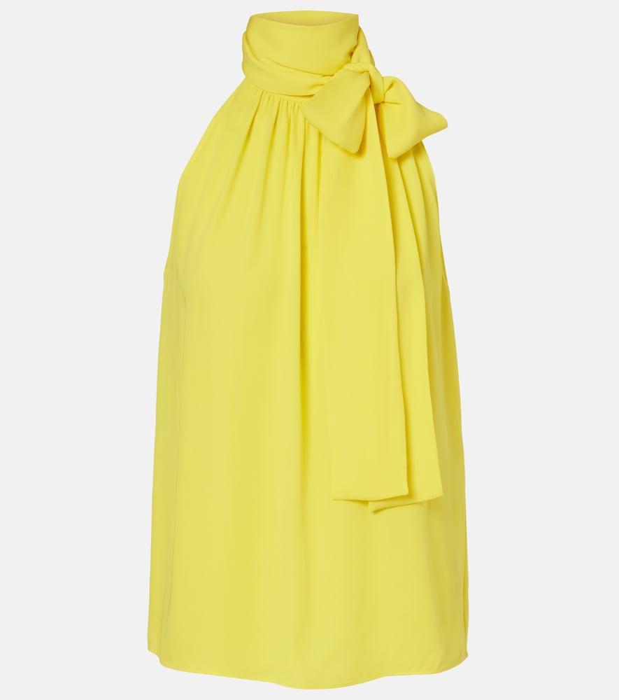 valentino silk georgette blouse