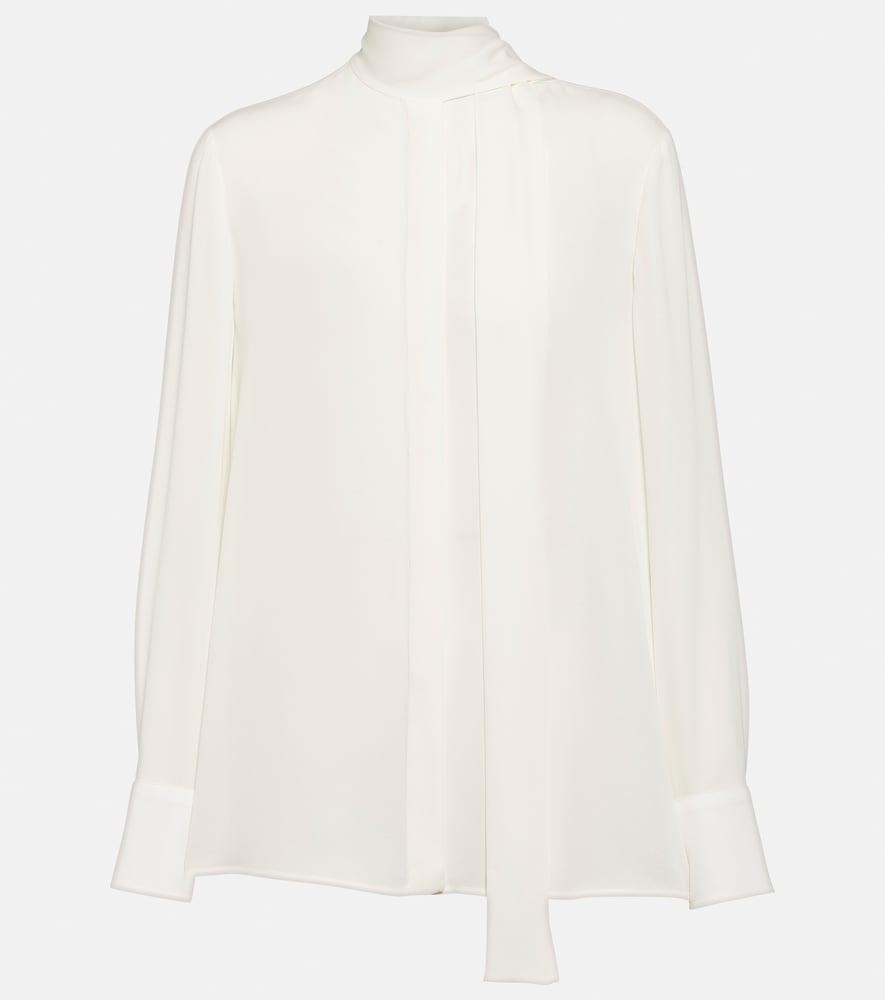 valentino tie-neck blouse