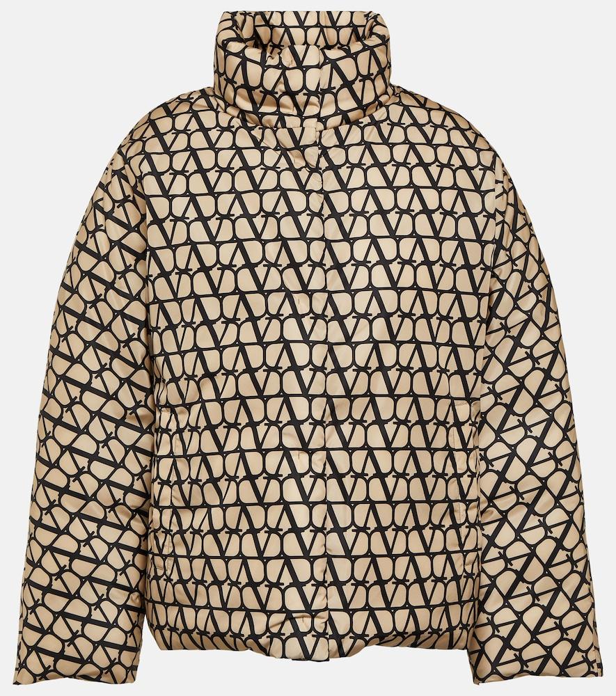 valentino toile iconographe down jacket