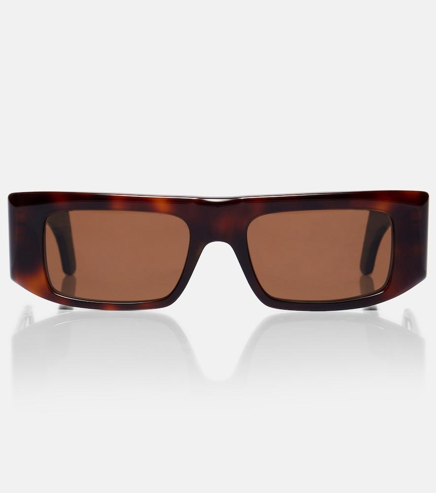 valentino vlogo flat-top sunglasses
