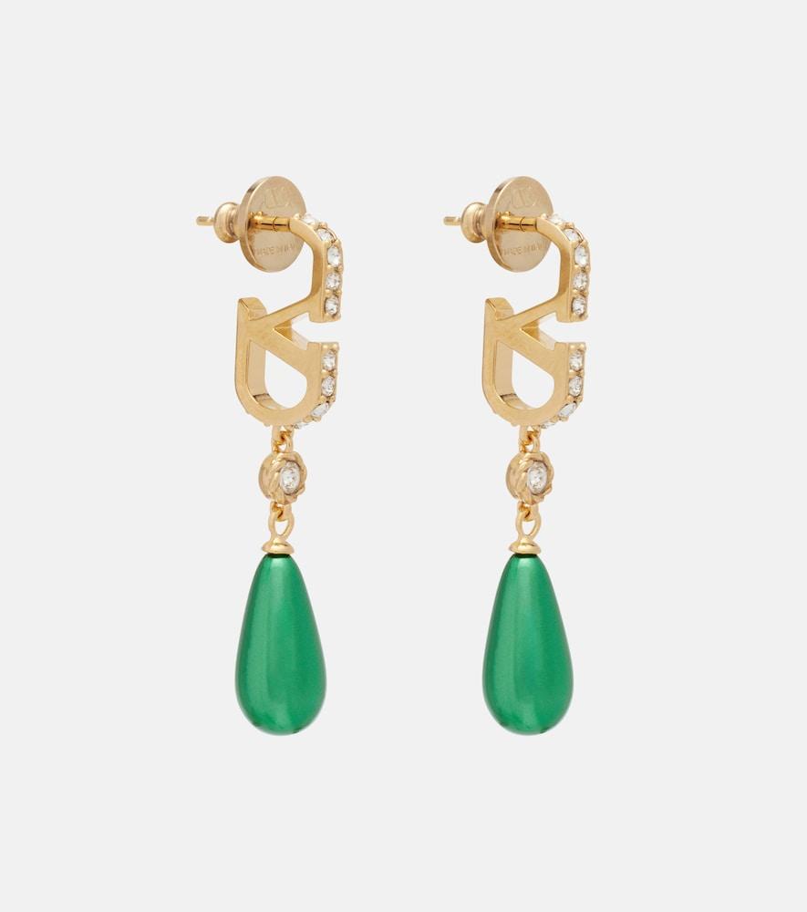 valentino vlogo swarovski-embellished earrings