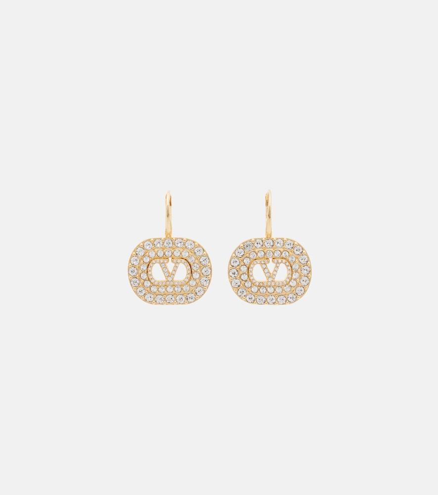 valentino vlogo swarovski-embellished earrings