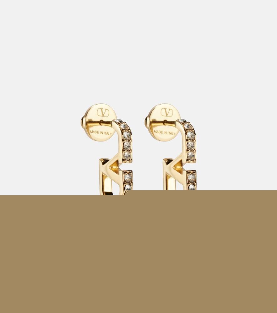 valentino vlogo swarovski-embellished earrings
