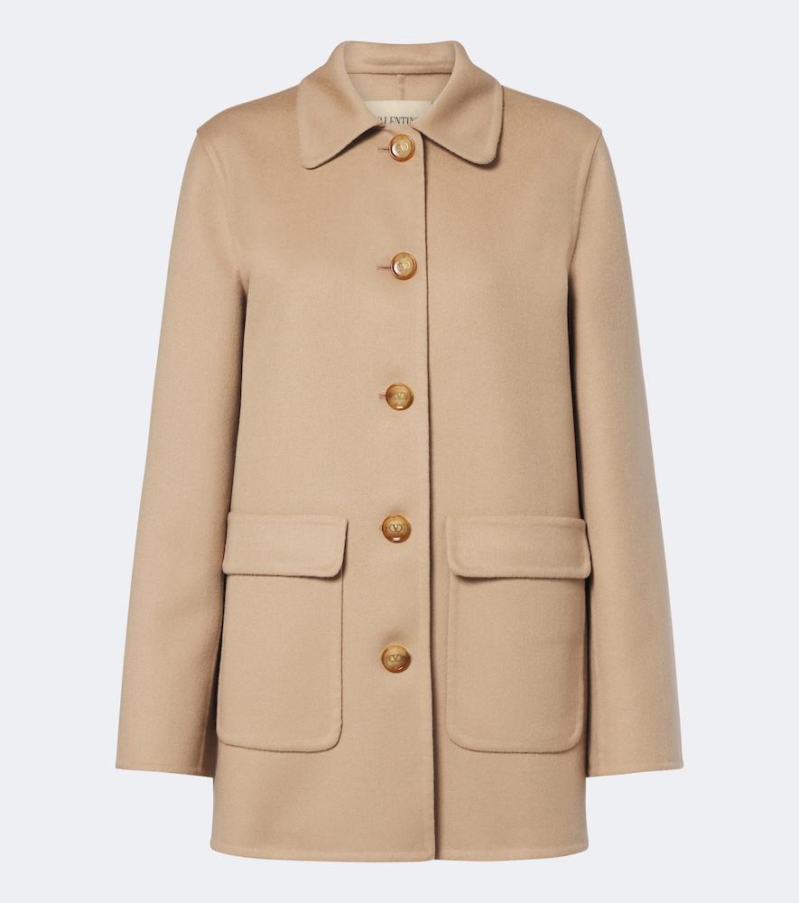 valentino vlogo wool and cashmere jacket