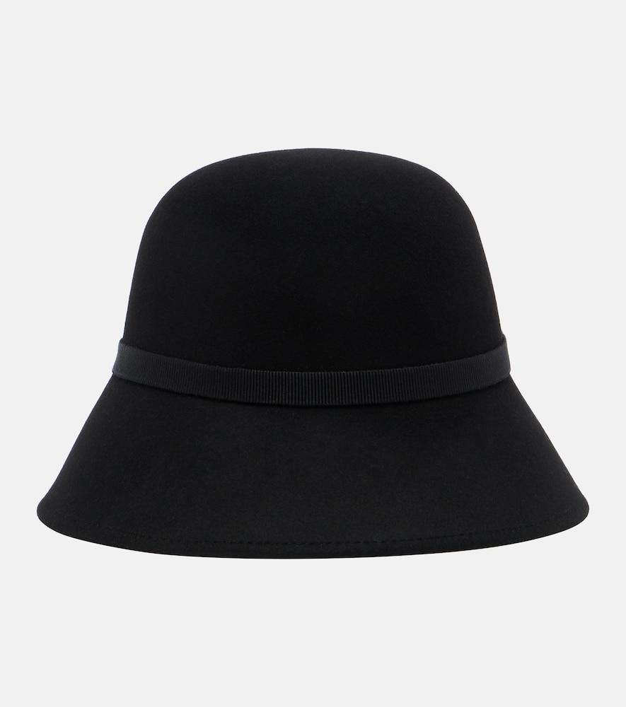 valentino wool cloche hat