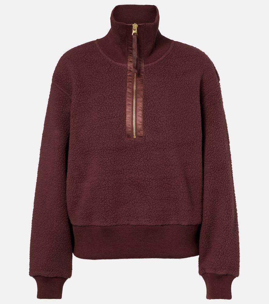 varley roselle half-zip fleece