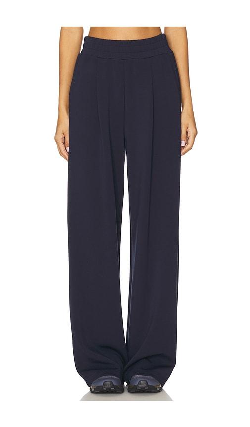 varley the extra wide leg 29.5 pant in navy. - size xl (also in xs)