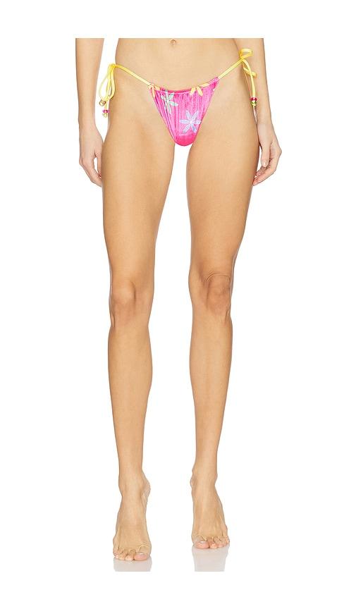 vdm marley reversible bikini bottom in fuchsia. - size s (also in xs)