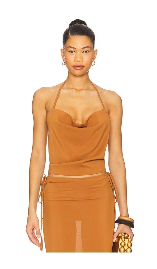vdm romy tide top in tan. - size l (also in m, s)