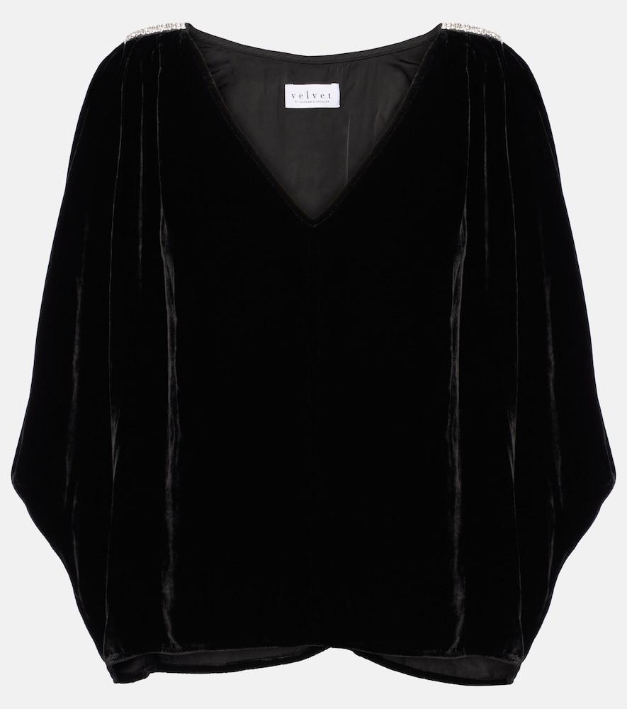 velvet adelle velvet top