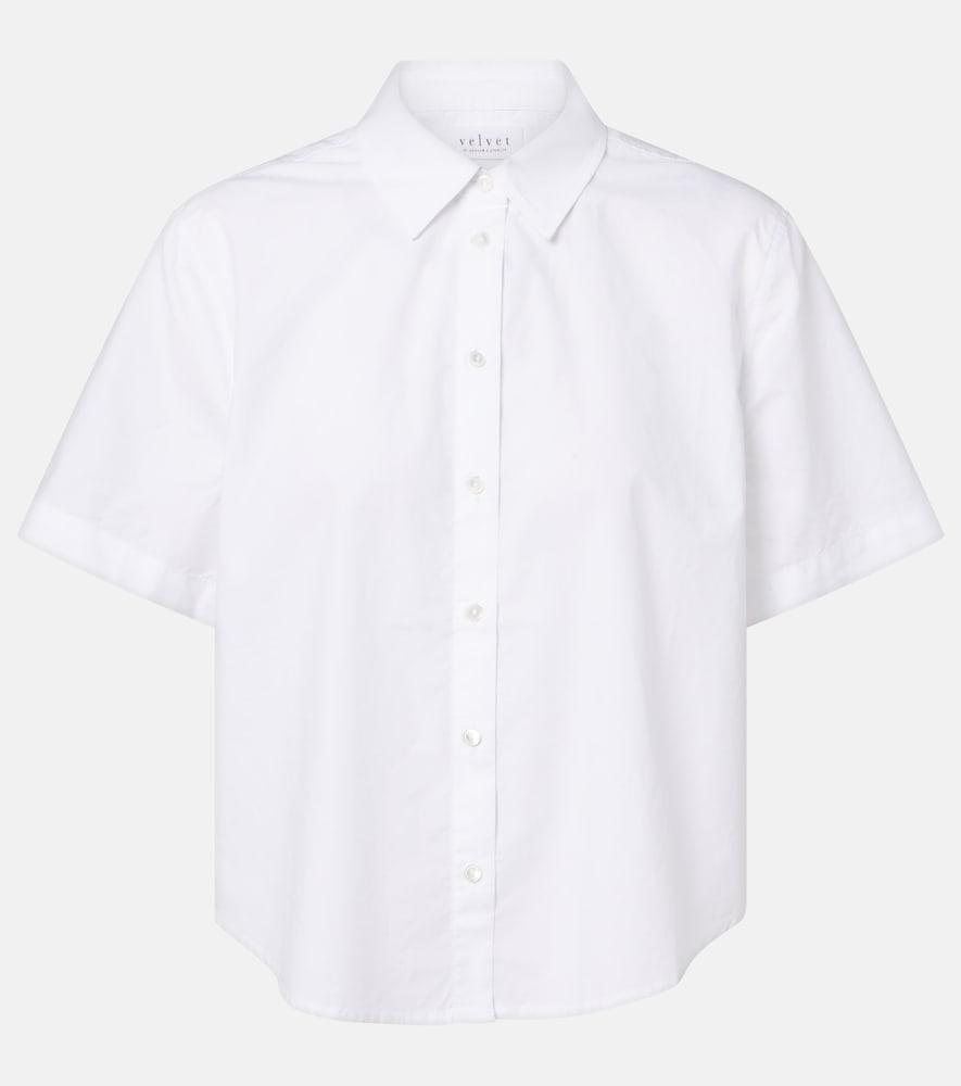 velvet alana cotton poplin shirt