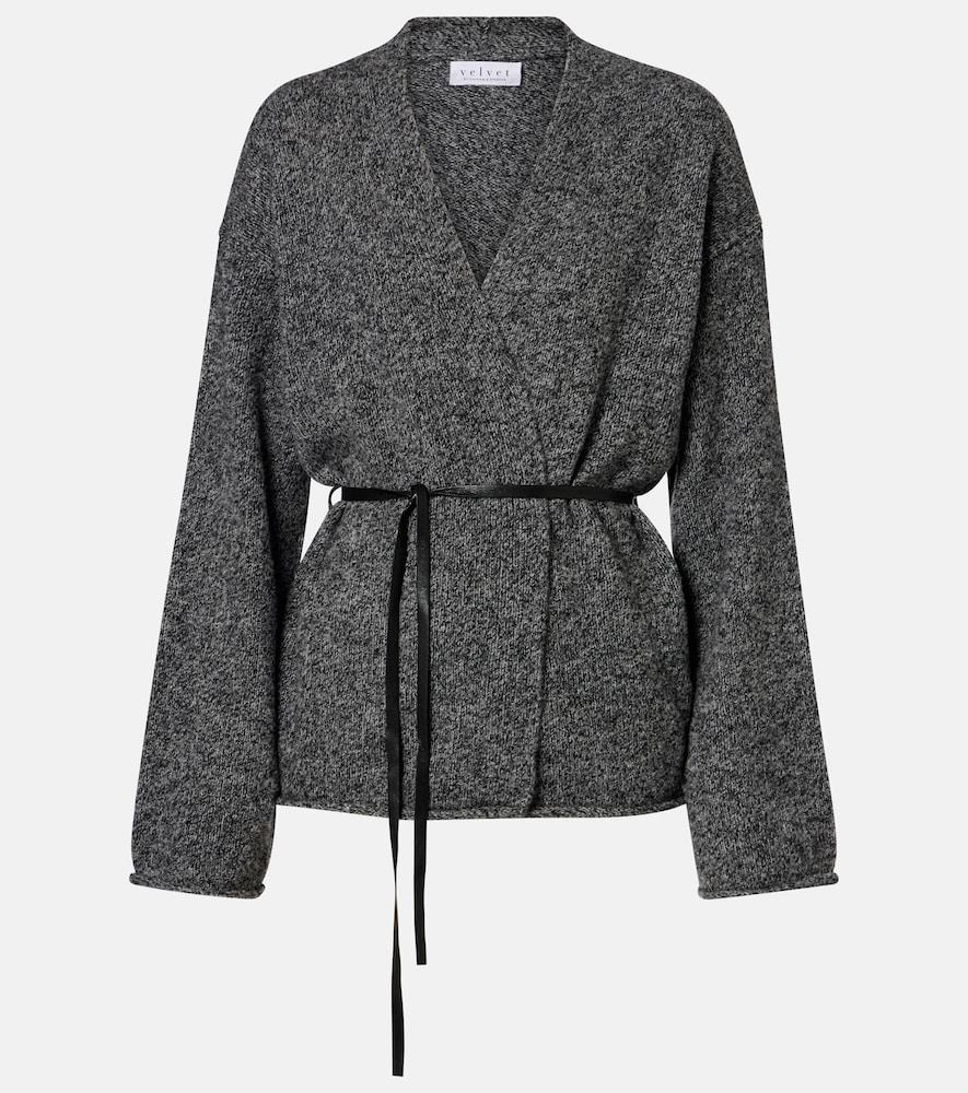 velvet alina wool-blend cardigan