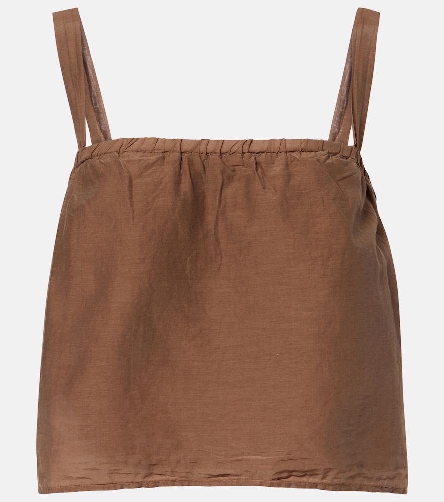 velvet andrea cotton and silk voile top