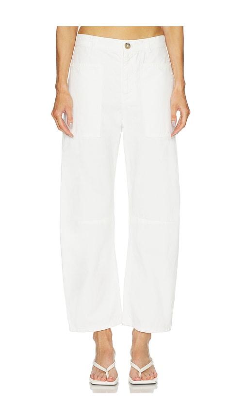 velvet by graham & spencer brylie twill pants in white. - size 0 (also in 4, 2, 6)