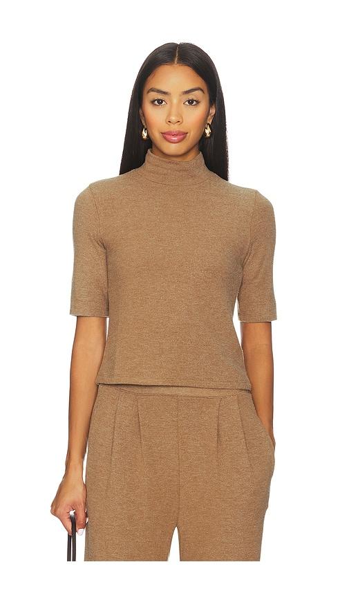 velvet by graham & spencer malaya top in cognac. - size s (also in xs)