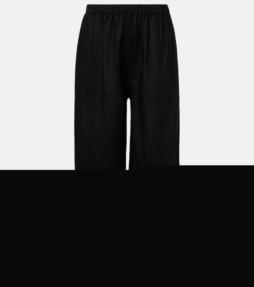 velvet camber linen balloon pants