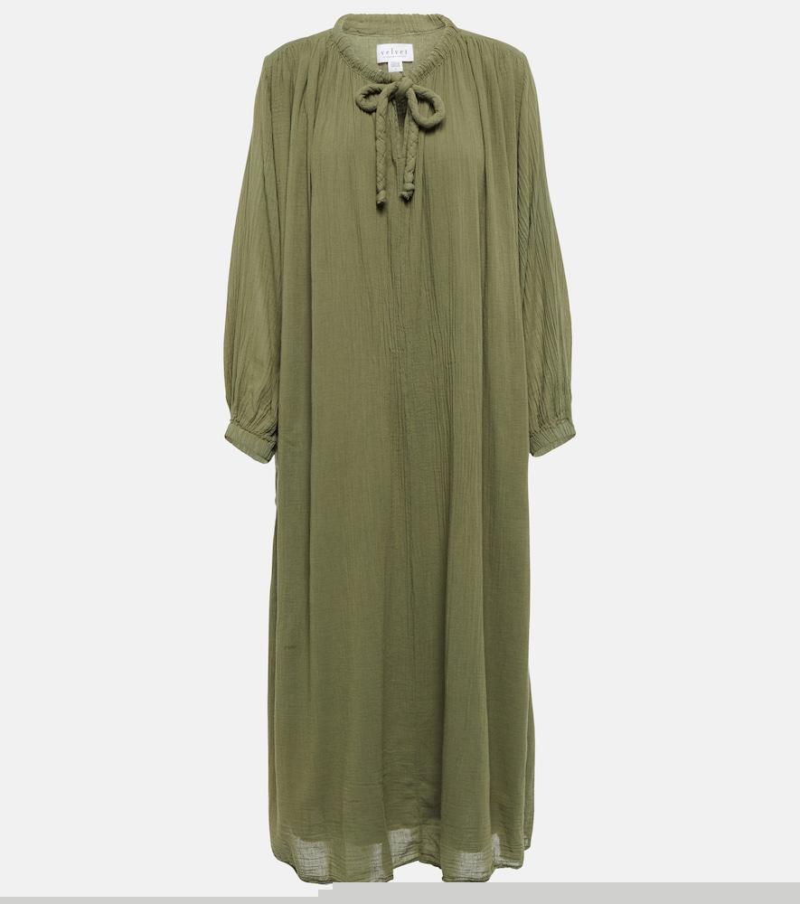 velvet frankie cotton voile midi dress